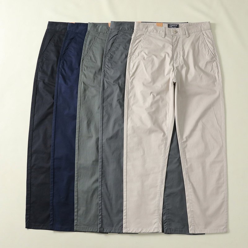 Summer Thin Men's Casual Pants, Slightly Elastic Straight-Leg Pants, Breathable, Simple, American Retro, Versatile Long Pants Summer Thin Men's Casual Pants, Slightly Elastic Straight-Leg Pants, Breathable, Simple, American Retro, Versatile Long Pants