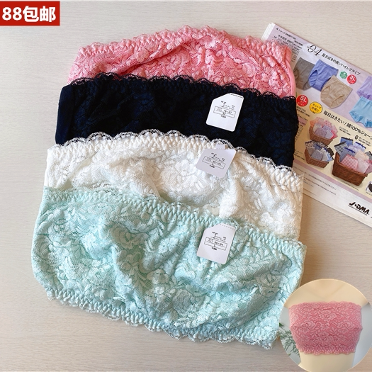 Sakura home factory tail single ladies lace lace cotton tube top wrap chest pure cotton bottoming anti-glare breast cup