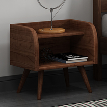 All solid wood bedside table modern minimalist small cabinet bedside cabinet home economy bucket cabinet Nordic bedroom locker