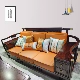 Ghế sofa kiểu Trung Quốc mới Biệt thự homestay sang trọng nhẹ toàn bộ ngôi nhà kết hợp tùy chỉnh căn hộ hiện đại Phòng khách đồ nội thất bằng gỗ rắn Ujin - Bộ đồ nội thất