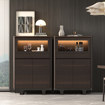 Italian Minimalist Light Lavish Minimalist Living-room Side Cabinet Modern Industrial Dining Room Glass Leaning Wall Wine Cabinet Containing Cabinet Locker