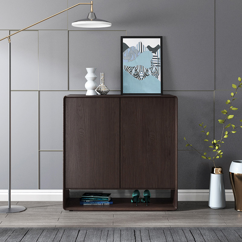 Nordic entrance shoe cabinet entrance hall porch cabinet simple modern small apartment partition balcony side cabinet locker