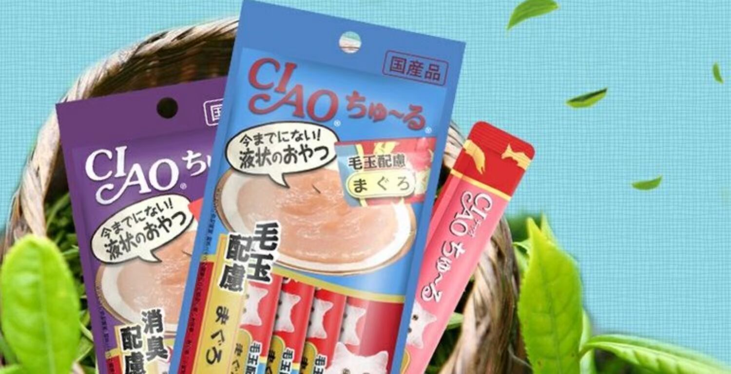 啾 product Sản phẩm mới Inabao chất lỏng mèo ăn nhẹ cá biển Giảm khả năng kiểm soát độ bóng của tóc hạt meo o