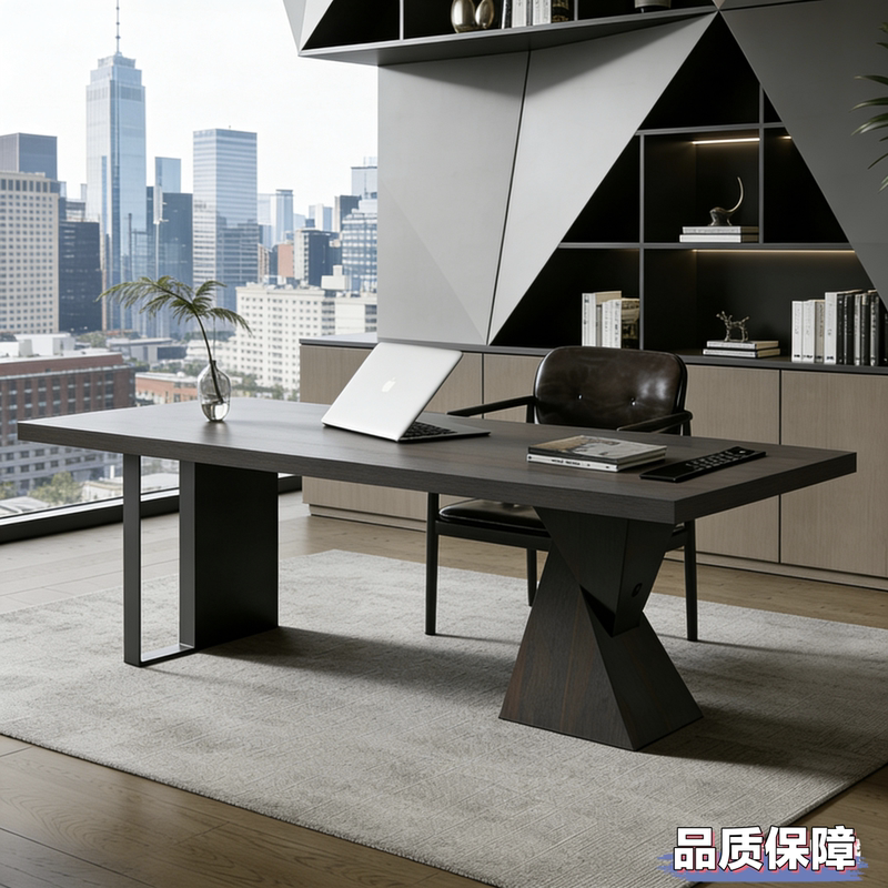 Italian Minimalist Desk Designer Home Living Room Sofa Back Long Table Double Study Desk Study Room Computer Desk