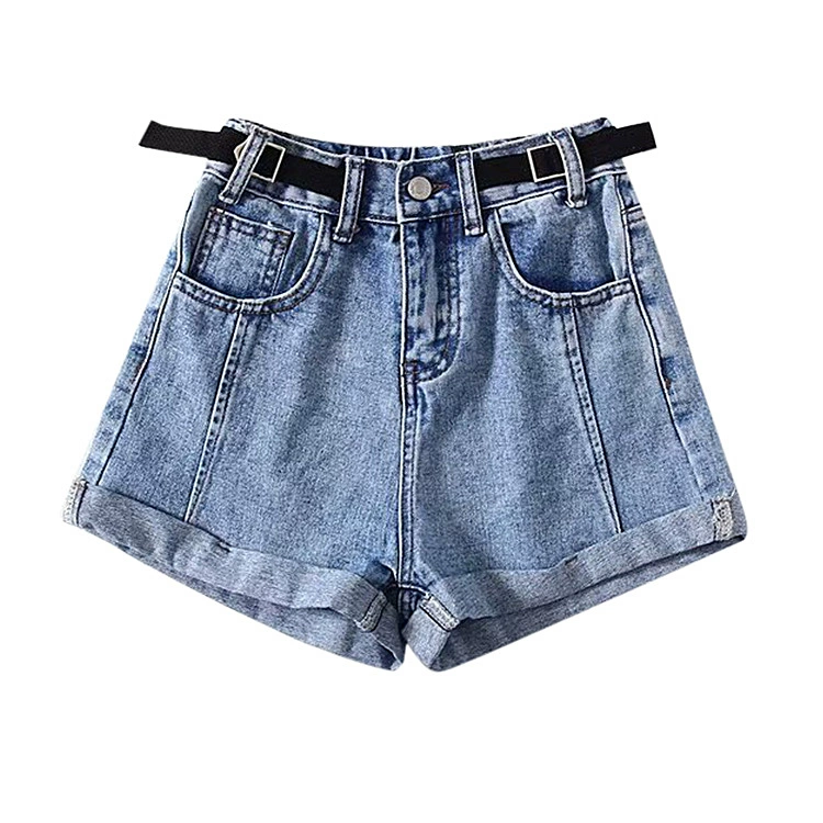 BZTF tự chế 19 mùa hè mới retro thời trang hoang dã thun thun đai dụng cụ điều chỉnh quần short nóng quần nữ - Quần short