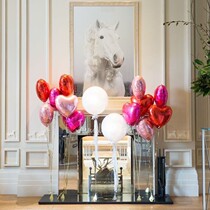 18 Inch INS Balloon Loving Shape Pentagonal Star Aluminum Foil Import Frosted Wedding Celebration Wedding House Arrangement Decorations