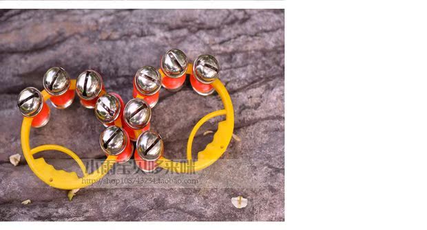 Orff Nhạc cụ Em bé Đồ chơi Âm nhạc Trẻ em lục lạc 10 tiếng chuông nhựa cầm chuông nghe sắc nét đồ chơi gỗ