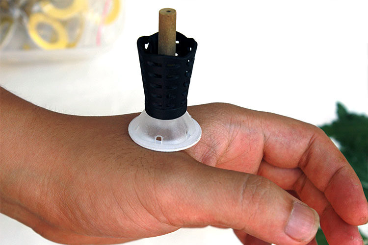 Xiangyi moxa sticks with smoke self-adhesive moxibustion sticks 5161718 a box of 50 30:1 pure moxa sticks