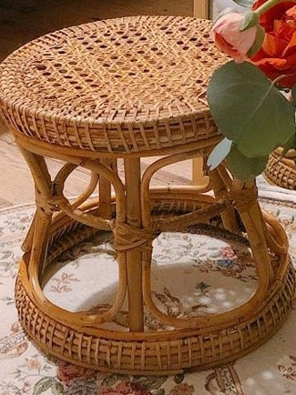 探寻藤编工艺下的生活美学——天然真藤儿童凳