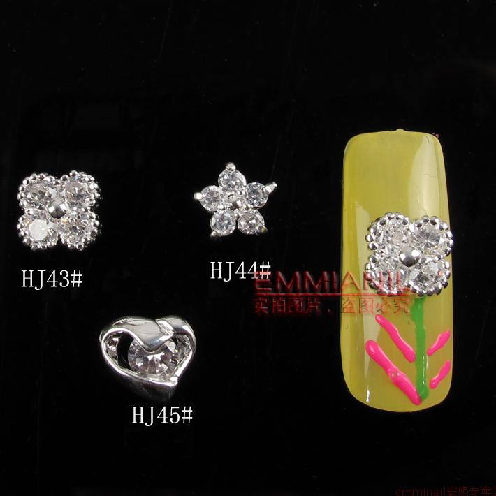 diy美容贴料 水晶 光疗 指甲油 锆石美甲合金饰品 镶钻成品