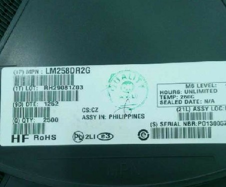 LM258DR2G LM258DR2G SOP8 LM258DT ST high-pressure operation amplifier ON ORIGINAL FIT