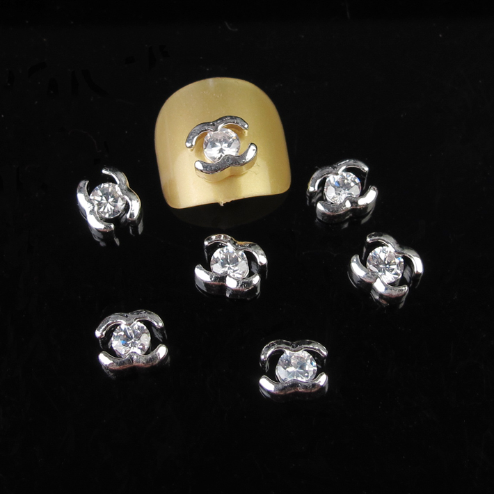 diy贴钻材料  水晶甲 锆石美甲合金饰品 贴钻 镶钻成品 手机美容