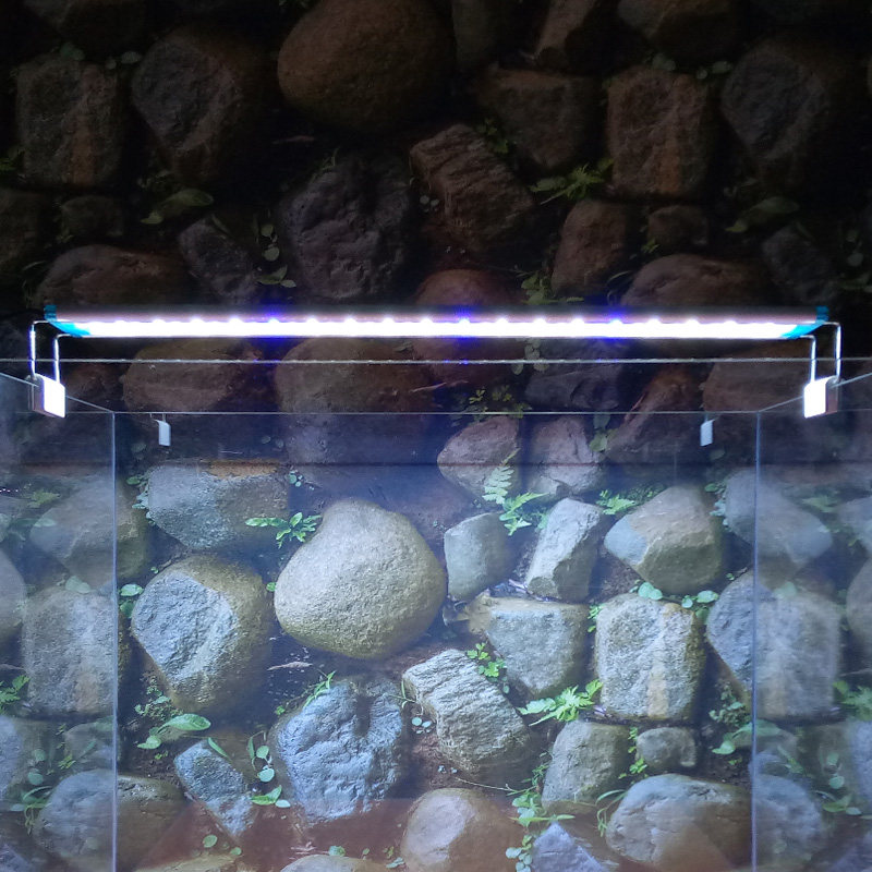 Fish tank aquarium special LED water lighting ecological scenery negative lamp 30 40 50 60 70 cylinder