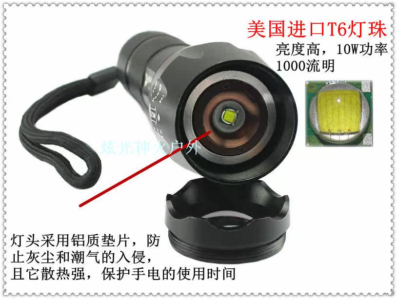 Eclairage pour vélo ULTRAFIRE - phare - Ref 2400450 Image 13