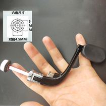 Fishing wheel rocking handle changing handle spinning wheel folding handlebar fish wire wheel rocking half metal fishing accessories fishing gear