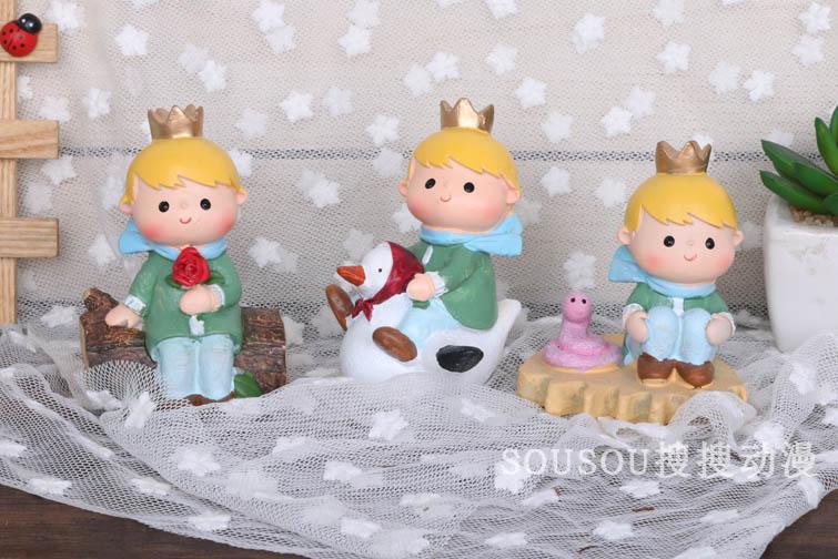 Hoàng tử nhỏ cảnh trang trí bánh bên chủ đề trang trí nướng bánh sinh nhật fondant trang trí cảnh búp bê - Trang trí nội thất thiết kế ban công đẹp