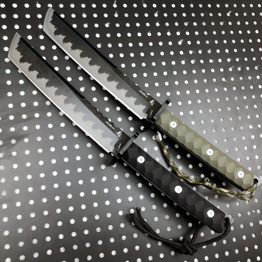 Нож для выживания и разработки трасс в дикой природе, интегрированный с прочным клинком, высокопрочный, острый, для кемпинга, самообороны, портативный, для нарезки фруктов