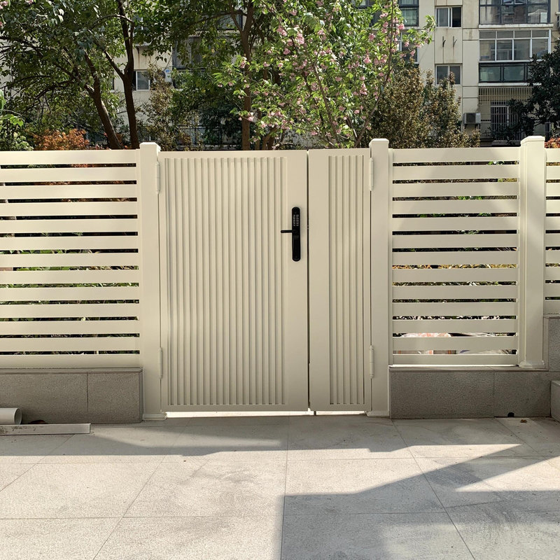 Wrought Iron Outdoor Courtyard Gate, Guesthouse Entrance Garden Gate, Aluminum Art Villa Fence Gate, Rural Yard Gate, Electric Gate Wrought Iron Outdoor Courtyard Gate, Guesthouse Entrance Garden Gate, Aluminum Art Villa Fence Gate, Rural Yard Gate, Electric Gate