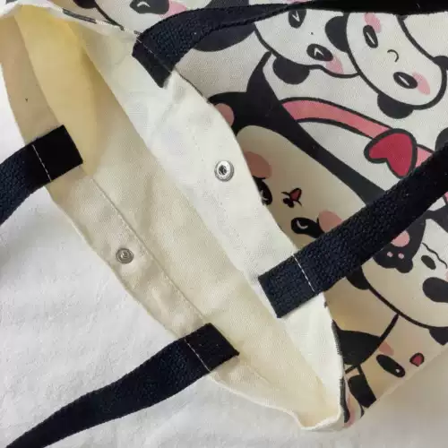 Японский вместительный и большой брендовый мультяшный шоппер на одно плечо, милый портативный тканевый мешок для отдыха, делается под заказ