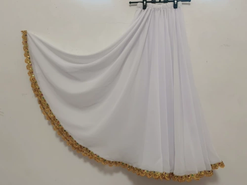 Шифоновая длинная этническая юбка, А-силуэт, средняя посадка, длина макси