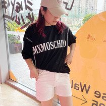  2021 spring and summer new Korean half-sleeved top printed letters wild t-shirt loose cotton short-sleeved T-shirt womens trend