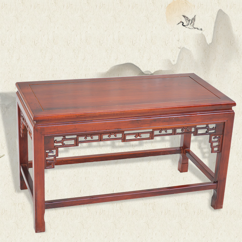 Luohan sofa một vài bàn cà phê gỗ rắn bể cá cơ sở phụ kiện đồ nội thất bằng đá khung giả gỗ gụ bàn cà phê nhỏ - Bàn trà bàn tiếp khách
