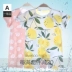 Chất liệu cotton cotton siêu mỏng cho bé jumpsuit ngắn tay mùa hè mỏng cho bé những bộ đồ ngắn tay cho bé - Áo liền quần