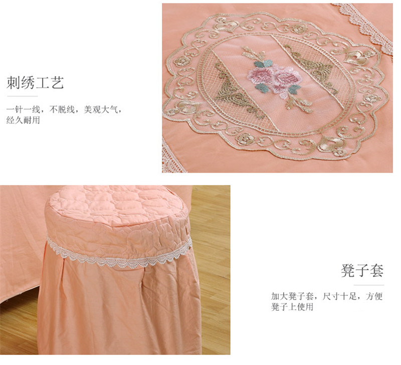 Bông bedspread denim vẻ đẹp cao cấp thẩm mỹ viện Beauty Body Massage cá tính đơn giản giường bông xanh váy Continental - Trang bị tấm mua ga giường spa