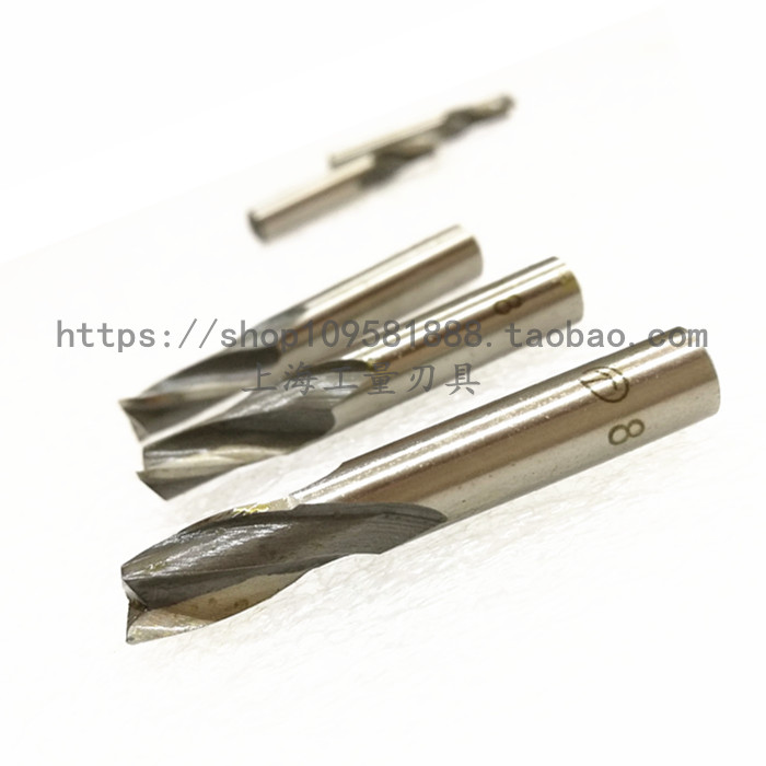 Promotion HSS straight shank keyway milling cutter round handle high speed net 2 edge milling cutter 9 10 11 11 13 13 14mm