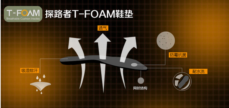 探路者TOREAD男鞋徒步鞋-TFAB91019-4