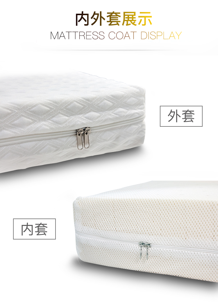 Nệm cao su 5cm Thái Lan nhập khẩu nguyên chất cao su nguyên chất 1,8m1,5m giường đôi chiếu Simmons tùy chỉnh - Nệm nệm cao su
