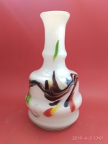 Practical and fun to enjoy the Cultural Revolution Boshan Mountain glazed smoke clouds floating in a vase hem