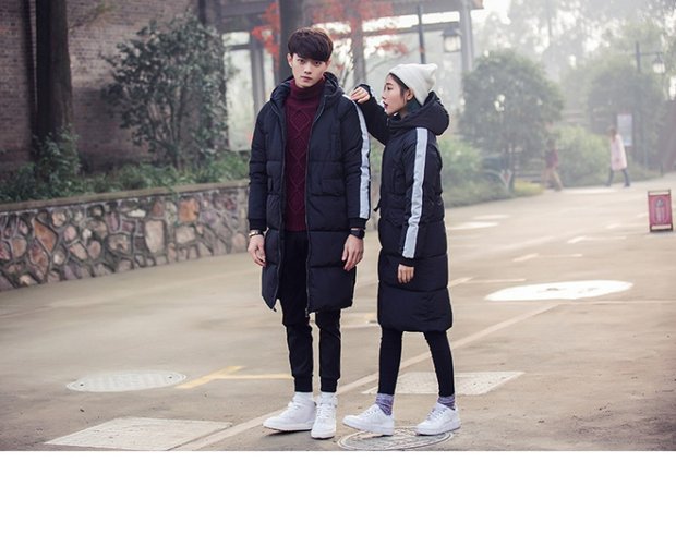 Áo khoác nam mùa đông cotton Hàn Quốc Slim dài cho học sinh áo khoác cotton Áo khoác cotton 2017 áo khoác mới áo khoác bomber