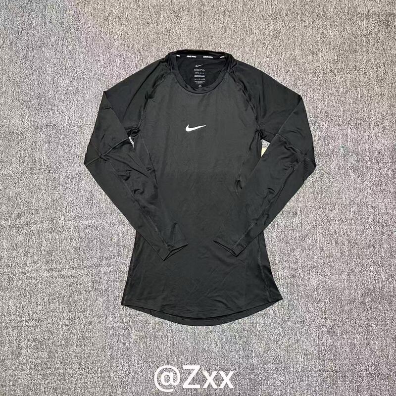 Nike/Nike Pro Autumn Men's Running Training Fitness Quick-Drying Breathable Base Layer Tight-Fitting Long Sleeve Fb7920