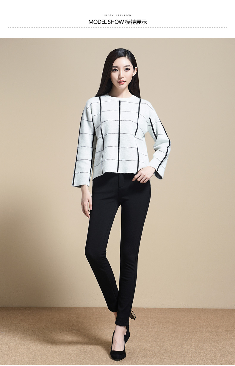 Quần yiyang nữ mùa đông mới màu đen cộng với quần legging nhung nữ mặc quần thun dày chân bút chì ấm chân quần nữ mặc nhà 