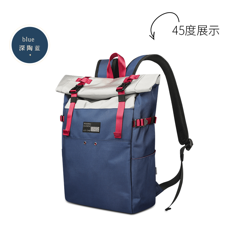 佑一良品 日式时尚潮流 双肩包 图7