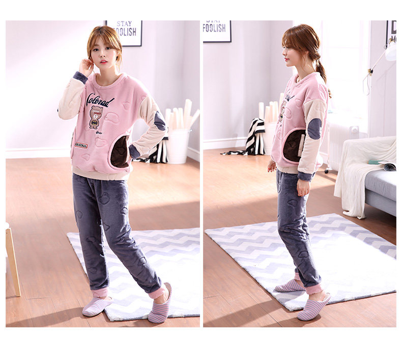 Pyjama mixte en Polyester Polyester  à manches longues - Ref 2988380 Image 14