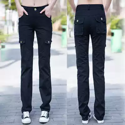 Casual pants women's spring and summer 2021 outdoor sports multi-pocket trousers Camouflage tooling summer cotton thin trousers