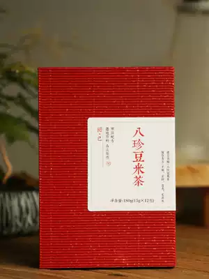 Two servings]Bazhen bean rice tea dehumidification tea health dehumidification tea dehumidification flower tea combination 12 packs a total of 180