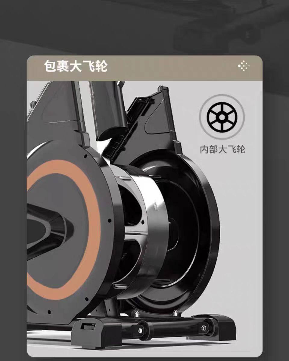 велотренажер 动感单车家用健身器材健身房专用室内运动减肥静音智能动力自行车 Walking the world
