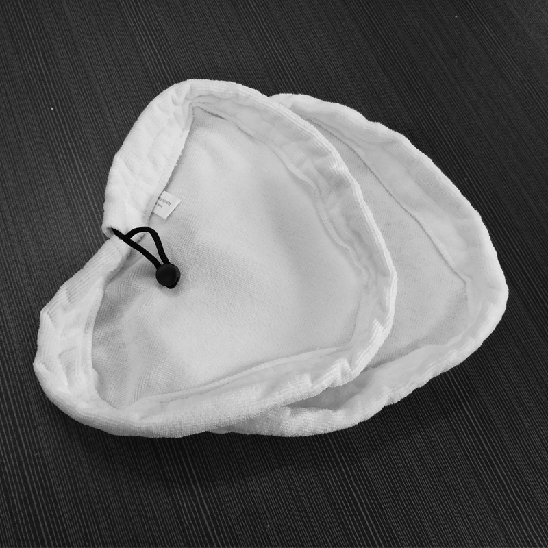 10 pack steam mop cloth cover H20X5 white triangle steam dust cover ground mop replacement cloth