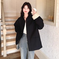 Maternity wear new Chinese-style national style suit jacket spring and autumn outer wear small autumn wear large size loose suit top