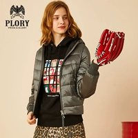 PLORY Зимний металлический пуховик с капюшоном, 88v