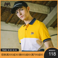 PLORY Осенняя трендовая футболка polo, короткий рукав, популярно в интернете