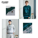PLORY Осенний свитшот с круглым воротником, трендовый комплект, оверсайз