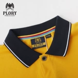 PLORY Осенняя трендовая футболка polo, короткий рукав, популярно в интернете
