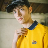 PLORY Осенняя трендовая футболка polo, короткий рукав, популярно в интернете