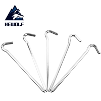 Hewolf / Nam Wolf Lều Phụ kiện Hợp kim nhôm Ground Nail One Pack 1590 - Lều / mái hiên / phụ kiện lều lều ngủ