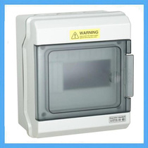 6-circuit surface mounted waterproof distribution box Flame retardant plastic strong electric box Outdoor open box Six-P circuit breaker box IP66