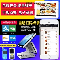 Borstand 09 oclock Vegetable Treasure Spectrum Flat phone WeChat Scanning Code Spot Catering Cashier System 2 Two-Dimensional Code Software Computer